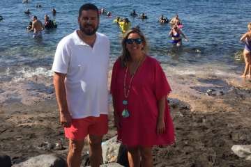 Nueva limpieza de los fondos marinos de Tufia (Foto TA)